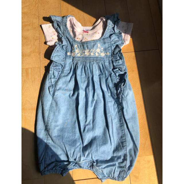 PETIT BATEAU(プチバトー)のプチバトー♡ロンパース5点セット キッズ/ベビー/マタニティのベビー服(~85cm)(ロンパース)の商品写真