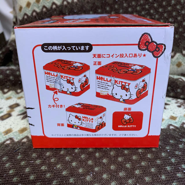 ハローキティ 缶バンク エンタメ/ホビーのおもちゃ/ぬいぐるみ(キャラクターグッズ)の商品写真