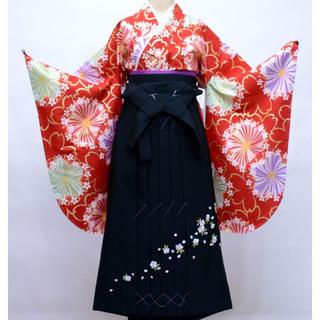 着物袴セット 小学生 ジュニア用 135~150 袴色選択可 NO32461(和服/着物)