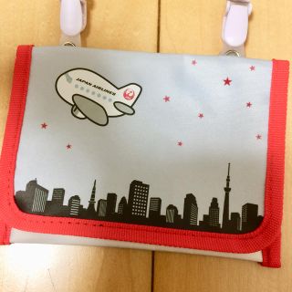 ジャル(ニホンコウクウ)(JAL(日本航空))の【非売品】飛行機移動ポケット(キャラクターグッズ)