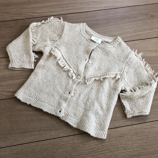 ZARA KIDS(ザラキッズ)のzarababy カーディガン キッズ/ベビー/マタニティのキッズ服女の子用(90cm~)(カーディガン)の商品写真