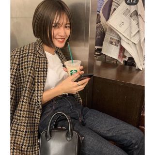 マウジー(moussy)のゆかさん着用♡moussy CHECK JACKET♡チェックジャケット♡千鳥柄(テーラードジャケット)