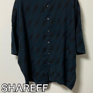 シャリーフ(SHAREEF)のSHAREEF シャリーフ　千鳥柄　半袖　オーバーサイズシャツ(シャツ)