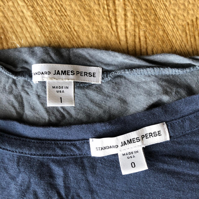 JAMES PERSE(ジェームスパース)のジェームスパース  2枚セット　専用です‼︎ レディースのトップス(Tシャツ(半袖/袖なし))の商品写真