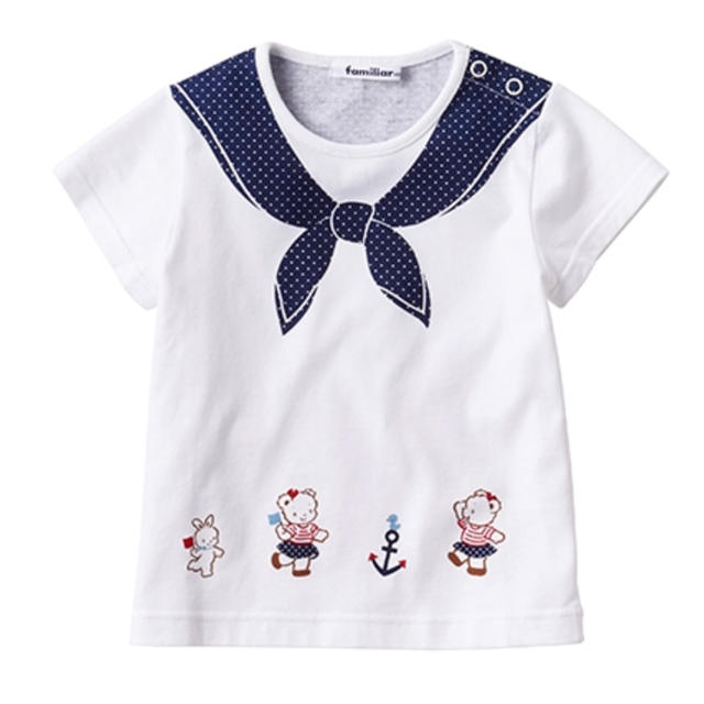 familiar(ファミリア)のfamiliar Tシャツ 120① キッズ/ベビー/マタニティのキッズ服女の子用(90cm~)(Tシャツ/カットソー)の商品写真