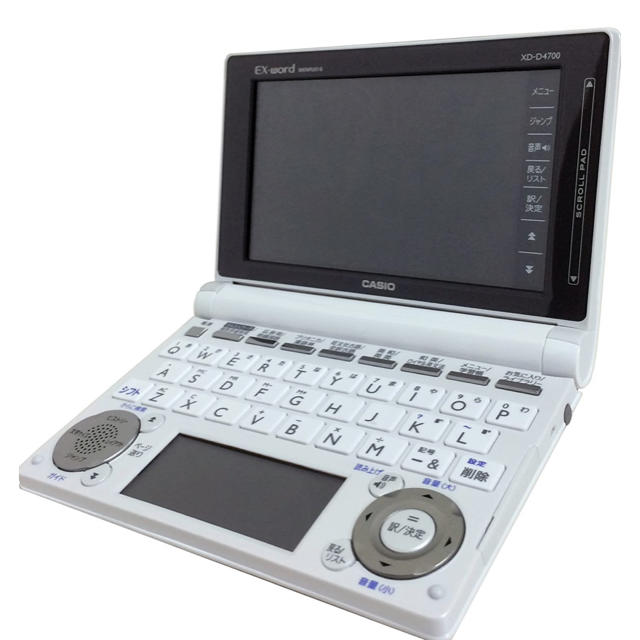 電子辞書　CASIO EX-word DATAPLUS6 XD-D480053型タッチパネルサブ