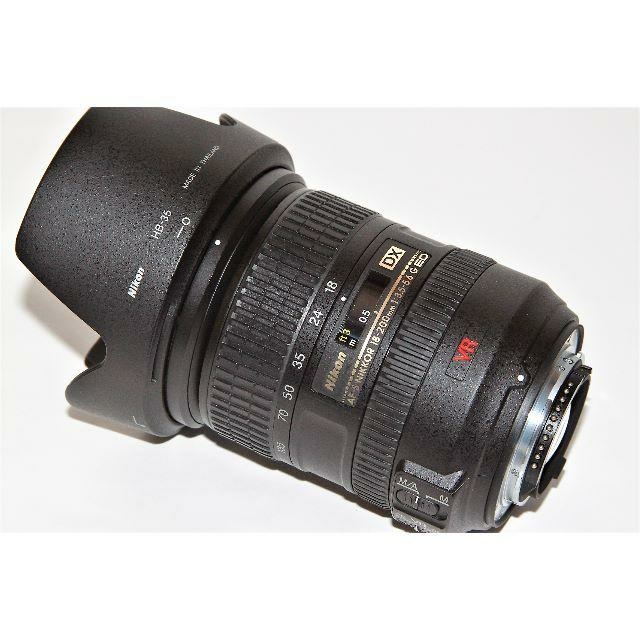 美品】Nikon DX AF-S NIKKOR 18-200 G ED VR スマホ/家電/カメラ