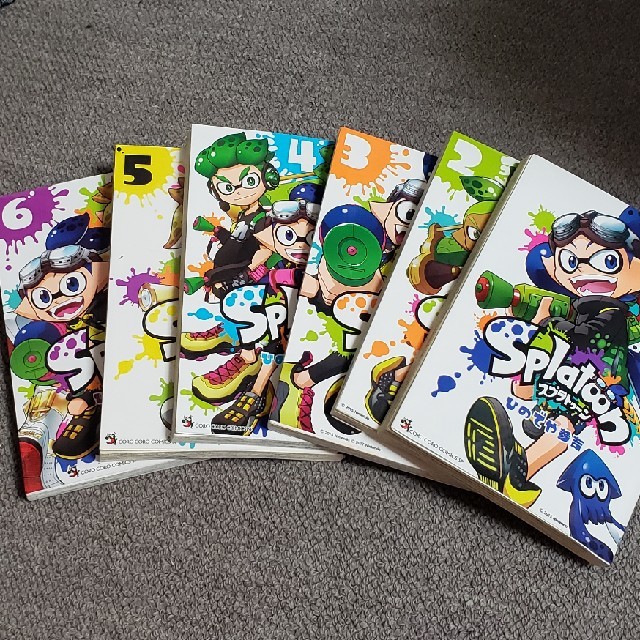 スプラトゥーン マンガ 1～6巻 セット エンタメ/ホビーの漫画(少年漫画)の商品写真