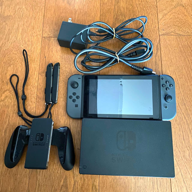 ニンテンドースイッチ　任天堂　Switch グレー　本体　付属品全て有