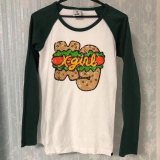 エックスガール(X-girl)のX-girl Tシャツ　長袖　ロンT  値下げしました！！(Tシャツ(長袖/七分))