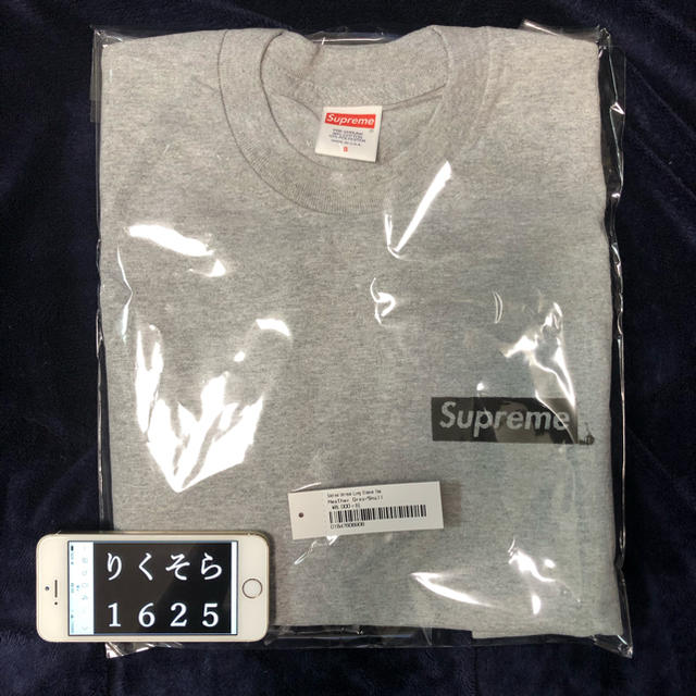 Ｓサイズ SUPREME Sacred Unique L/S Tee 灰色 Tシャツ/カットソー(七分/長袖)
