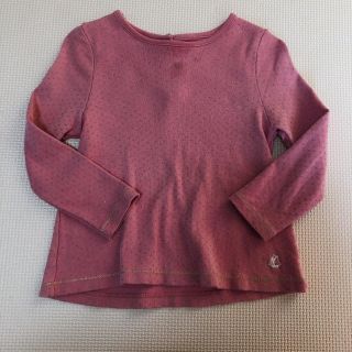 プチバトー(PETIT BATEAU)の近日削除予定✴︎プチバトー ピンクドット カットソー(シャツ/カットソー)