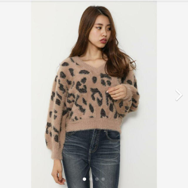 rienda(リエンダ)のrienda　リエンダ　Leopard Shaggy TOP レディースのトップス(ニット/セーター)の商品写真