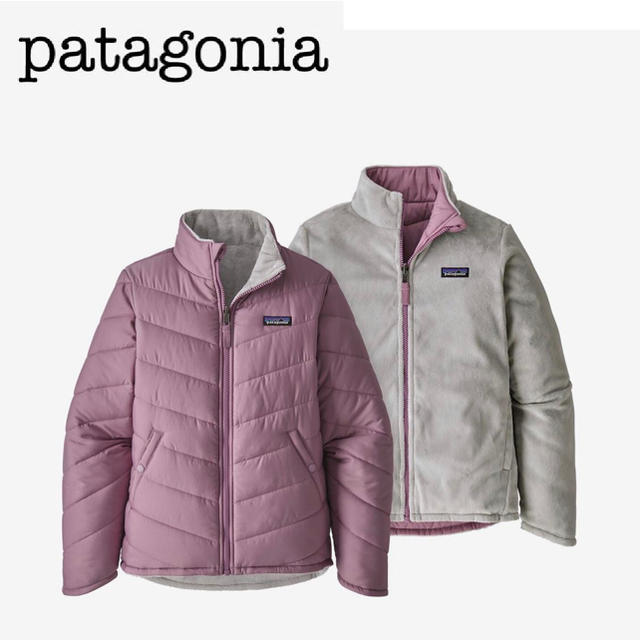 キッズ服女の子用(90cm~)patagonia Reversible Snow Flower Jacket