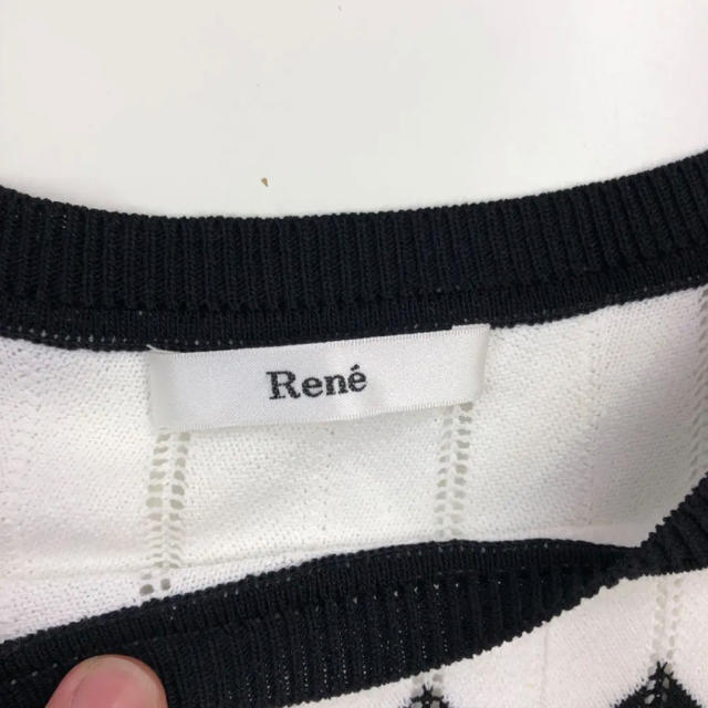 René(ルネ)の美品！Rene ルネ 薄手 ニット トップス(34) レディースのトップス(ニット/セーター)の商品写真