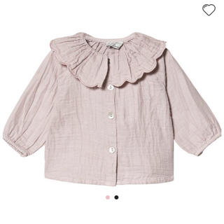 ボンポワン(Bonpoint)のtocoto vintage pink flounce blouse (シャツ/カットソー)
