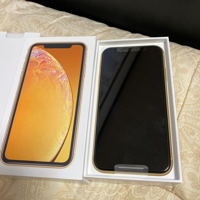 スマホiPhone XR128gb yellow SIMフリー