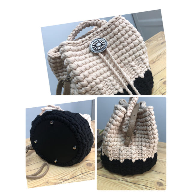 3way 巾着バッグ❁ショルダーバッグ❁ズパゲッティバッグ❁ズパゲッティ 3way 巾着バッグ❁ショルダーバッグ❁ズパゲッティバッグ❁ズパゲッティ