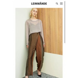 ビューティアンドユースユナイテッドアローズ(BEAUTY&YOUTH UNITED ARROWS)のLEINWANDE ラインヴァンド ボトムス パンツ(クロップドパンツ)