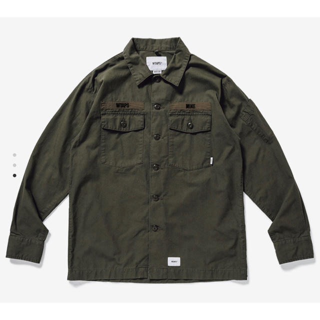 OLIVE DRAB L 20SS WTAPS BUDS LS / SHIRT