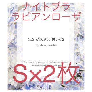 定価3980円×2枚 着るエステ‼️ ナイトブラ ラビアンローザ  sizeS(ブラ)