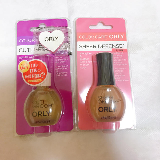 ORLY(オーリー)のORLY 保湿オイルと爪強化ベースコートのセット コスメ/美容のネイル(ネイルトップコート/ベースコート)の商品写真