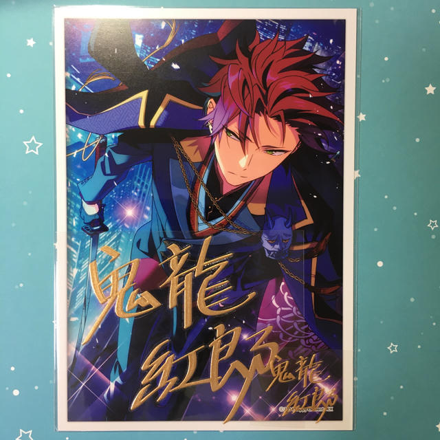 鬼龍紅郎　サインステッカー エンタメ/ホビーのアニメグッズ(その他)の商品写真