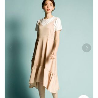 プレーンクロージング(PLAIN CLOTHING)の 裾フレアキャミワンピース【PLAIN CLOTHING】(ロングワンピース/マキシワンピース)