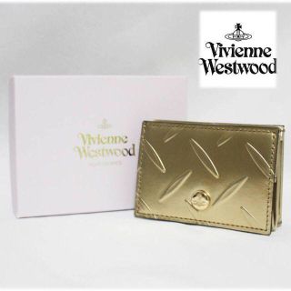 ヴィヴィアンウエストウッド(Vivienne Westwood)の《ヴィヴィアンウエストウッド》箱付新品 小銭入れ コインケース ゴールド(コインケース)