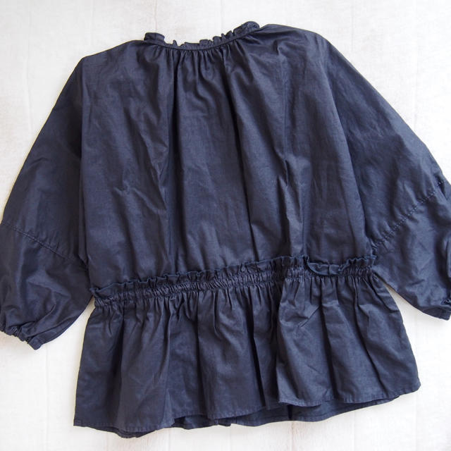 nest Robe(ネストローブ)のnest Robe◯リネンブラウス◯ネイビー レディースのトップス(シャツ/ブラウス(長袖/七分))の商品写真