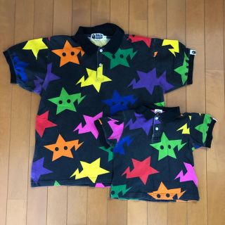 アベイシングエイプ(A BATHING APE)のBAPE ポロシャツ STA 親子POLO 半袖 アベイシングエイプ(ポロシャツ)