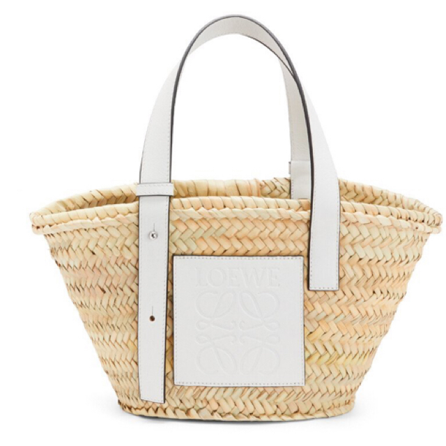 Loewe ロエベ バスケット バッグ ホワイトbasket bag カゴバッグ