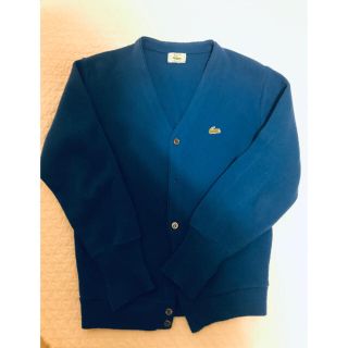 ラコステ(LACOSTE)のラコステ　カーディガン　ブルー(カーディガン)