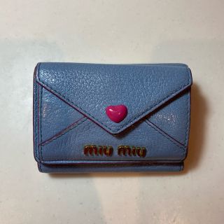 ミュウミュウ(miumiu)のmiumiu♥ラブレター💌ミニ財布♥直営店購入(財布)