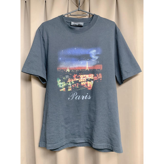 Balenciaga(バレンシアガ)の大納言たぴおか様専用 パリ 夜景 Ｔシャツ Ｌ 460612 正規品 パーカー メンズのトップス(Tシャツ/カットソー(半袖/袖なし))の商品写真