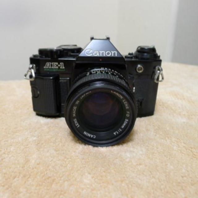 Canon AE-1 Program ジャンク スマホ/家電/カメラのカメラ(フィルムカメラ)の商品写真