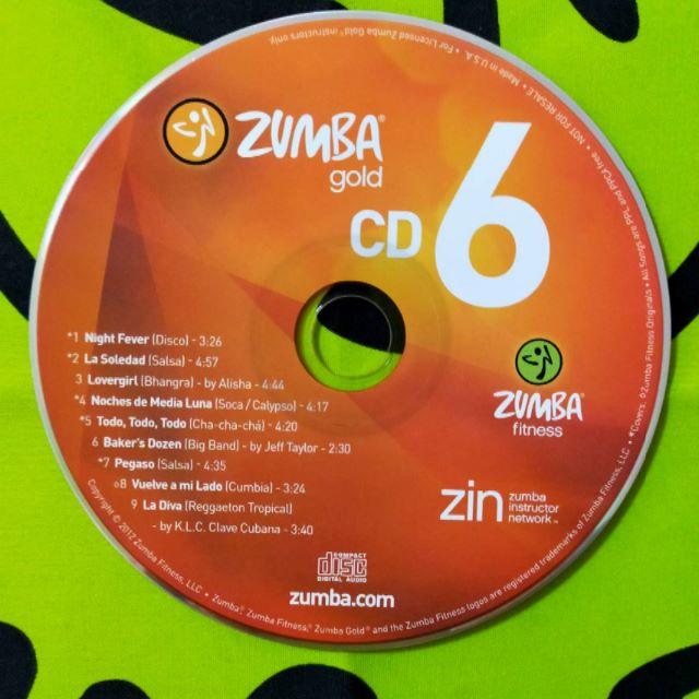 Zumba(ズンバ)のZUMBA GOLD 6 ズンバ ゴールド DVD CD インストラクター専用 エンタメ/ホビーのDVD/ブルーレイ(スポーツ/フィットネス)の商品写真