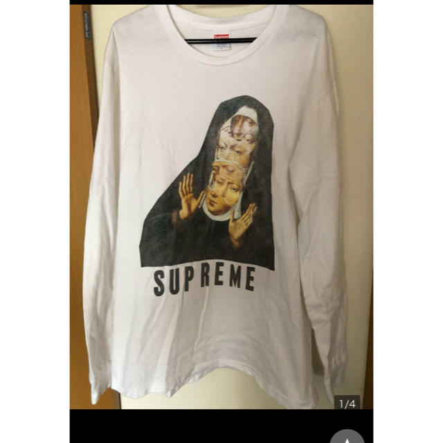 トップスSupreme Nun L/S Tee Sサイズ 白色 長袖Tシャツ ロンT