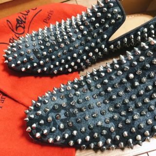 クリスチャンルブタン(Christian Louboutin)のクリスチャンルブタン　メンズ　ローファー　スリッポン　迷彩　カモフラ　正規品(スリッポン/モカシン)