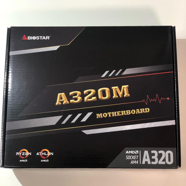 新品未使用 BIOSTAR A320MH AM4ソケット　RYZEN対応