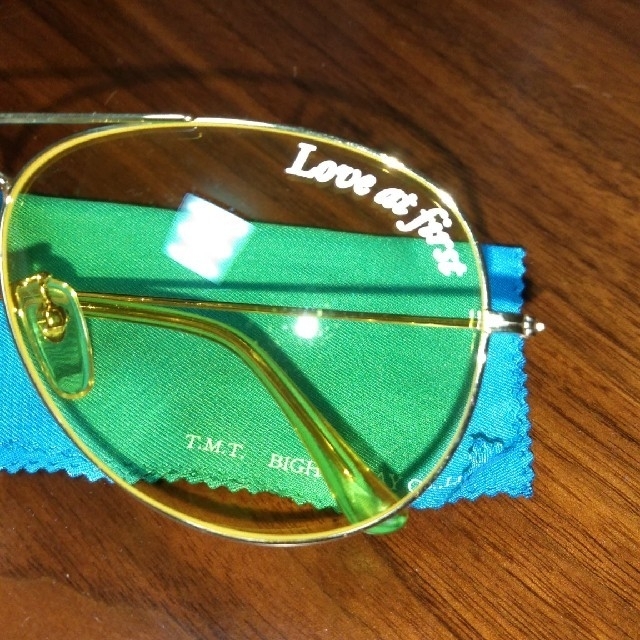 TMT(ティーエムティー)のTMT Love at first TEAR DROP SUNGLAS　キムタク メンズのファッション小物(サングラス/メガネ)の商品写真