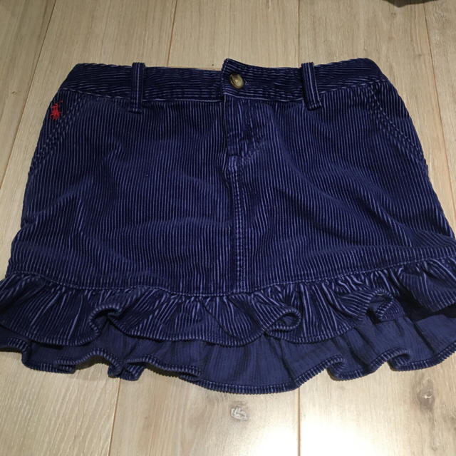 Ralph Lauren(ラルフローレン)のコーデュロイスカート140 キッズ/ベビー/マタニティのキッズ服女の子用(90cm~)(スカート)の商品写真