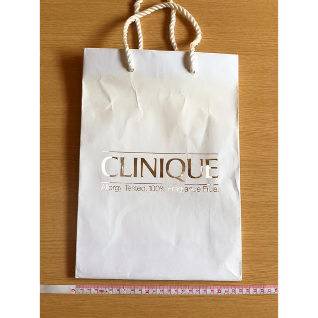 CLINIQUE(クリニーク)のクリニーク　ショップ袋　紙袋 レディースのバッグ(ショップ袋)の商品写真