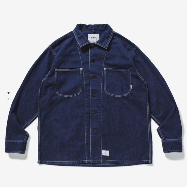 W)taps(ダブルタップス)の20SS SHIRT. COTTON. DENIM sizeL メンズのトップス(Tシャツ/カットソー(七分/長袖))の商品写真