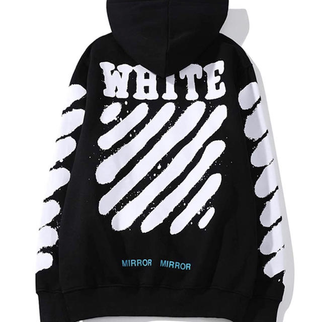 off-white オフホワイトスプレーペイントパーカー