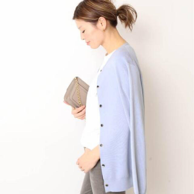 Deuxieme Classe EVERYDAY クルーネックカーディガン Deuxieme Classe EVERYDAY クルーネックカーディガン