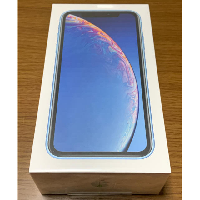 新品】 Apple SIMロック解除済 iPhoneXR128Gブルー - スマートフォン