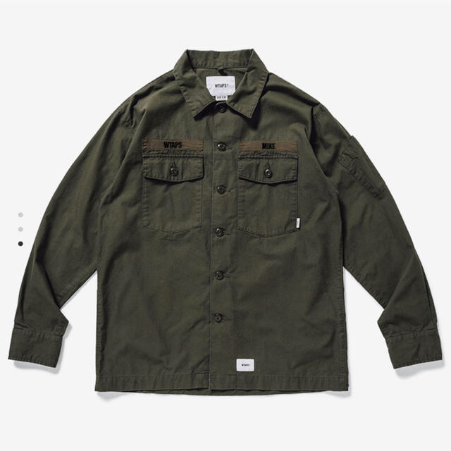 メンズBUDS LS / SHIRT. COTTON. RIPSTOP OLIVE