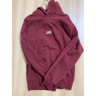 リー(Lee)のLee パーカー　メンズ　赤(パーカー)