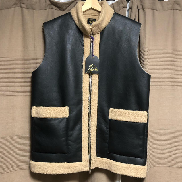 Needles - NEEDLES ZIPPED TIBETAN VESTの通販 by 3rd STREET